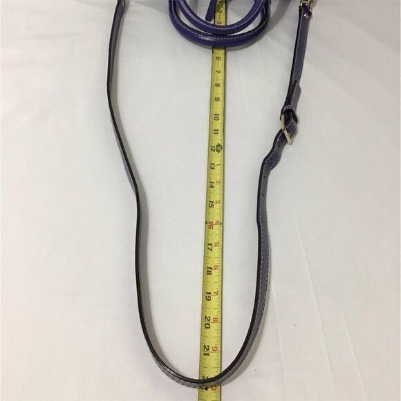 kate spade Alessa Wellesley Leather Satchel Holliday Blue Bag - Picture 6 of 15